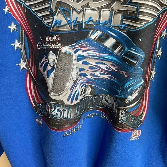 Kool April Nights Men's Sweatshirt Zip Collar Kool April Nights Logo 2014 Size L - Picture 6 of 12